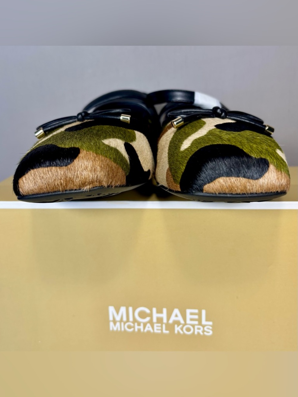 MICHAEL MK NIB Camouflage Ballet Flats - Picture 4 of 10